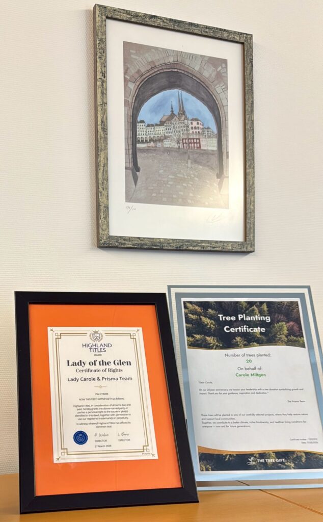 Tree planting certificates